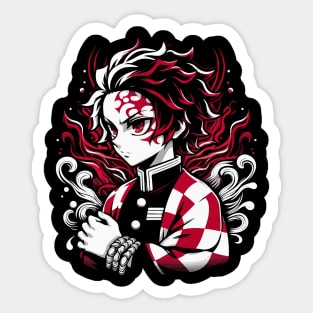 Tanjiro Kamado Demon Slayer Sticker